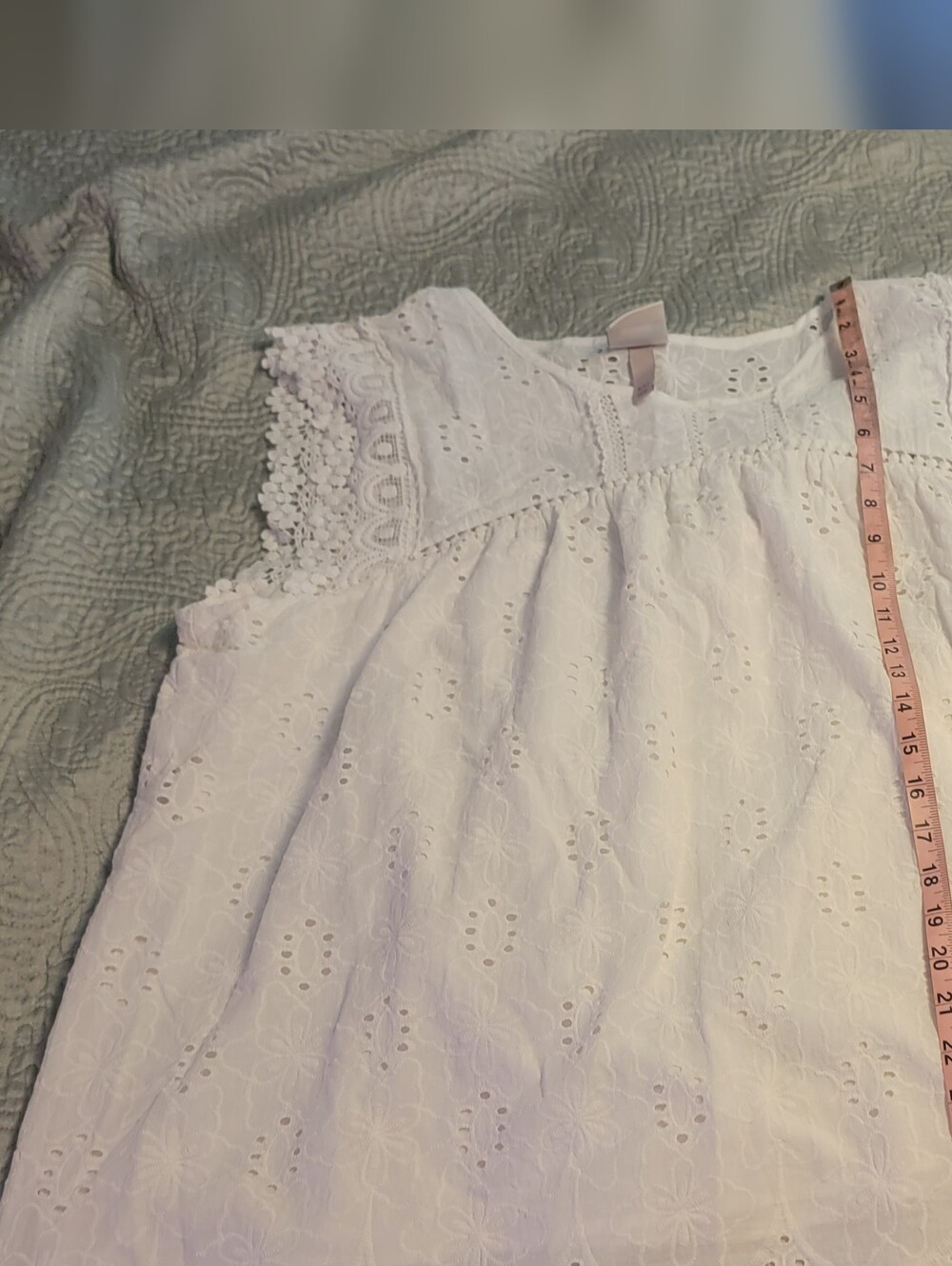 Knox Rose White Eyelet Lace Tank